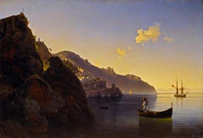 [Aivazovsky - View of the Coast of Amalfi] 