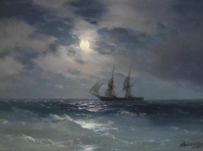 [Aivazovsky - Brig Mercury] 