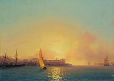 [Aivazovsky - Grafskaya Wharf, Sevastopol] 