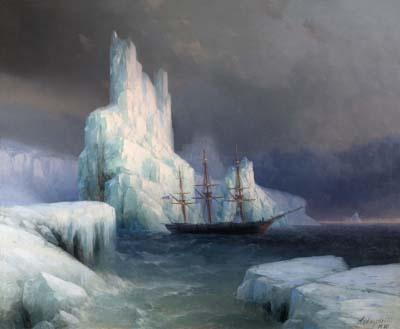 [Aivazovsky - Icebergs in Antarctica] 