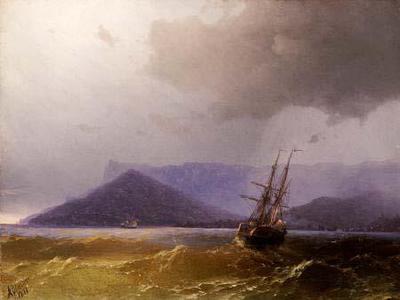 [Aivazovsky - Sailing off the Crimean Coast] 