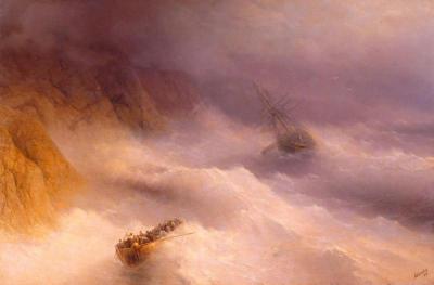 [Aivazovsky - Storm at Cape Aiya] 