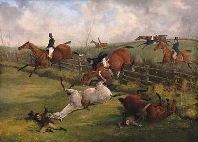 [Alken - Grand Leicestershire Steeplechase: Rich Scene and Such as No Other Country Can] 