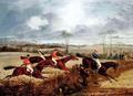 [A Steeplechase, Near the Finish]