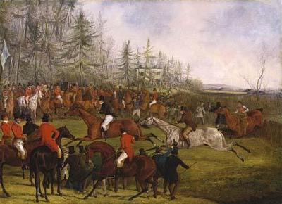 [Alken - Grand Leicestershire Steeplechase: The Winning Post] 