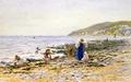 [On the Beach, with Children]
