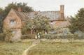 [A Surrey Cottage with a Mother and her Children]