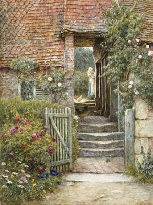 [Allingham - Under the Old Malthouse, Hambledon, Surrey] 