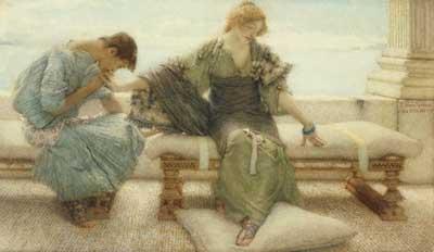 [Alma-Tadema - Ask me no more, 1886] 