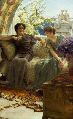 [Alma-Tadema - Unwelcome Confidences] 
