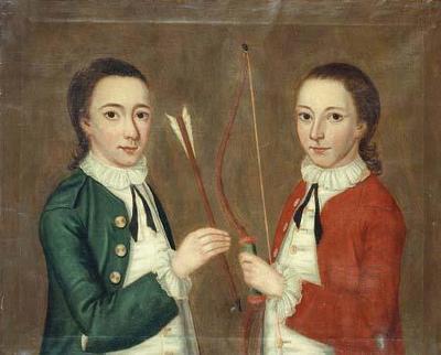 [American School - Portrait of Two Young Boys] 