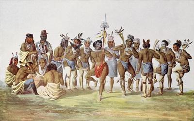 [American School - War Dance of the Sauks and Foxes] 