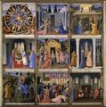 [The Mystical Wheel and Scenes from the Life of Christ]