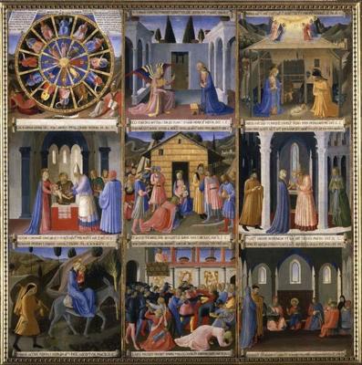 [Angelico - The Mystical Wheel and Scenes from the Life of Christ] 