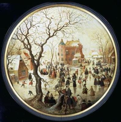[Avercamp - Winter Scene with Skaters] 