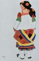 [Costume Design for a Peasant Girl, 1922]