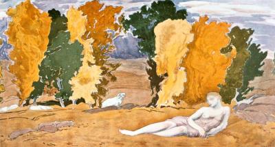 [Bakst - Daphnis and Chloe, Chloe Abandoned] 
