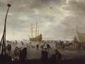 [Landscape with Skaters and Sleighs]