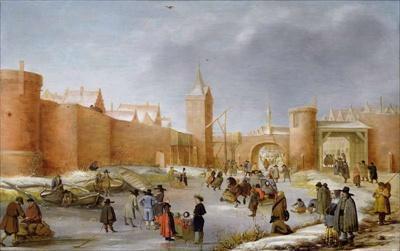 [Barent Avercamp - Skaters and Kolf Players] 