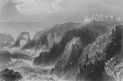 [Bartlett - View of Slaines Castle] 