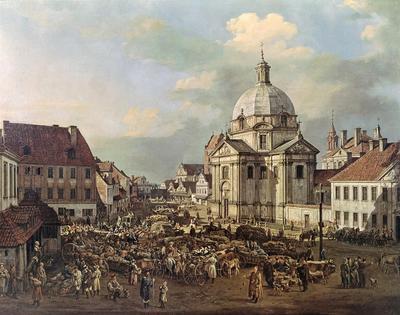 [Bellotto - Church of the Holy Sacrament in the New Town, Warsaw] 