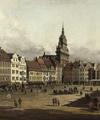 [Dresden, Old Market seen from Seegasse]