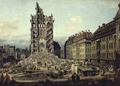 [The Ruins of the Old Kreuzkirche in Dresden]