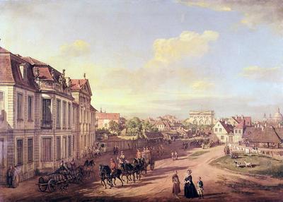 [Bellotto - View of the Square of Zelazna Brama, Warsaw] 