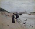 [The Banks of the Seine, 1880]