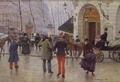 [The Boulevard des Capucines and the Vaudeville Theatre]