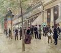 [The Boulevard Montmartre and the Theatre des Varietes, Paris]