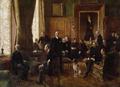 [The Salon of the Countess Potocka]