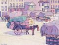 [Cumberland Market, Hay Carts]