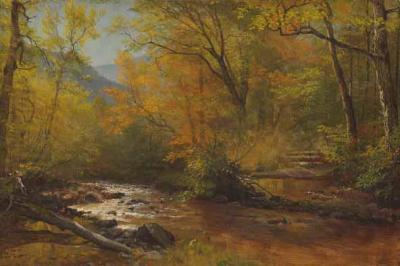 [Bierstadt - Brook in Woods] 