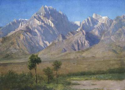 [Bierstadt - mountainsCamp Independence, Colorado] 