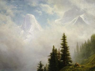 [Bierstadt - High in the Mountains] 