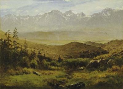 [Bierstadt - In the Foothills of the Rockies] 