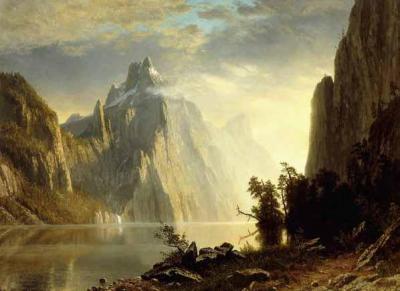 [Bierstadt - A Lake in the Sierra Nevada] 