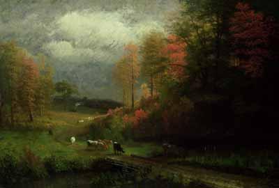 [Bierstadt - Rainy Day in Autumn, Massachusetts] 