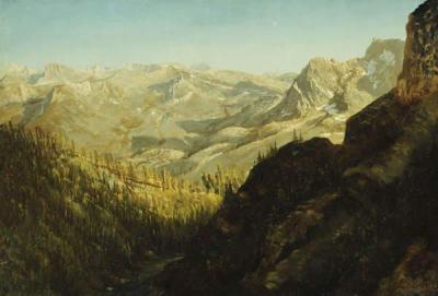 [Bierstadt - Sierra Nevada Mountains, California] 