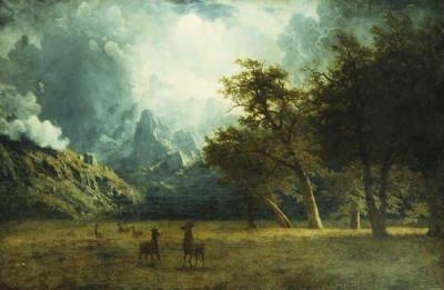 [Bierstadt - Storm on Laramie Peak] 