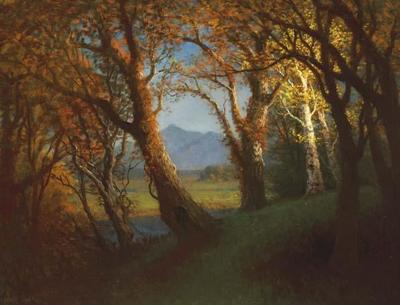 [Bierstadt - Sunset in the Nebraska Territory] 