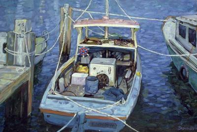 [Blackall - Old Fishing Launch at the Wharf] 