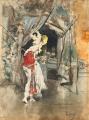 [An Elegant Woman in an Interior]