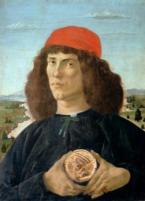 [Botticelli - Portrait of a Young Man] 