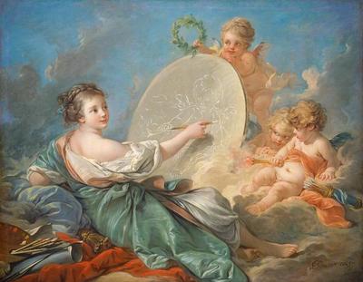 [Boucher - Allegory of Painting] 