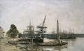 [Boat Moorings on the Garonne, Bordeaux]