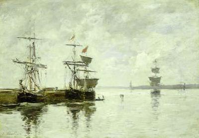 [Boudin - Harbour Scene] 