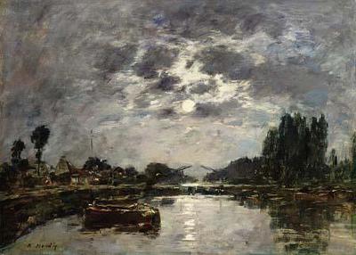 [Boudin - Moonlight, St Valery Canal] 