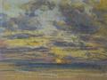 [Study of the Sky with Setting Sun]